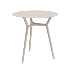 Altea table D75 aluminum sand with 4mm aluminium tabletop