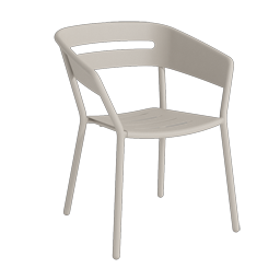 Altea armchair aluminum sand