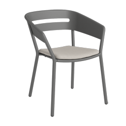 Armchair cole / Seat cushion Agora fossil